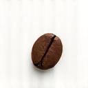 Symbol einer Kaffeebohne